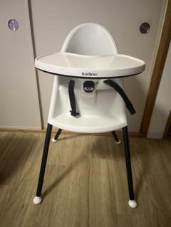 送料込　BABYBJÖRN ハイチェア ホワイト　中古品 廃盤品 BABYBJÖRN ハイチェア ホワイト - メルカリ