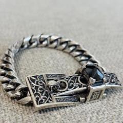 HOLLOOW ブレスレット　オキニス　ジルコニア　silver ホロウ