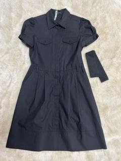 美品・Theory シャツワンピース　美品 セオリーリュクス 良品 スタイルアップ 美シルエット シャツ
