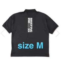 22AW ウィンダンシー×ブリーフィングポロシャツ黒M WIND AND SEA