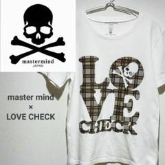 master mind japan × LOVE CHECK コラボ Tシャツ