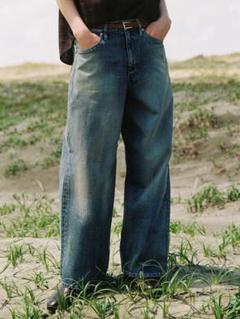 LIDNM】SEMI WIDE HERITAGE DENIM PANTS - メルカリ