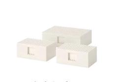 IKEA LEGO収納ボックス 3個セット ホワイトのサムネイル