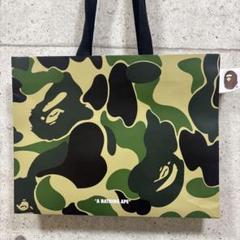 A BATHING APE ショッパー A BATHING APE ショッパー ネイビー bape エイプ バッグ ア
