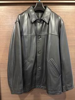 417エディフィスレザーカーコートM美品 SHEEP LEATHER JACKET / シープレザー カーコート（レザー