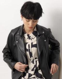 OPAQUE.CLIP ラムレザーライダース　新品 OPAQUE.CLIP ラムレザーライダース 新品