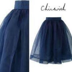 Chicwish シックウィッシュ フレアスカート チュールスカートのサムネイル