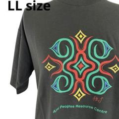 【未使用　限定品】アイヌ Tシャツ 黒 LL オリジナル　男女兼用のサムネイル