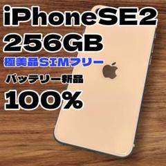 【極美品】iPhone SE第2世代 256GB SIMフリー バッテリー新品