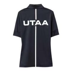 UTAA ユタ　ノースリーブゴルフシャツ 黒 新品 UTAA ユタ ゴルフ 半袖シャツ ブラック XS レディース