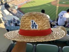 ワンピース　ドジャース　麦わら帽子　大谷翔平インサイダー付き m62405205790_1.jpg?1751616689