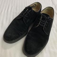 N4)Hush Puppies レースアップシューズ　靴　ローファー　黒