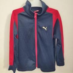 Puma フルジッパージャケット ネイビー/レッド