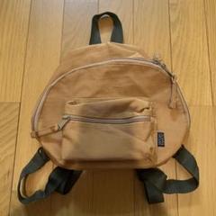ベージュ キャンバス 子供用 リュック
