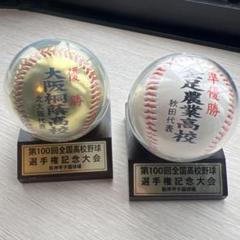高校野球 野球記念グッズ 優勝・準優勝記念ボール - メルカリ