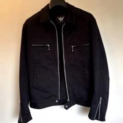 極美品　トリプルシックス　ライダース　ダブル　レザー　ブラック　キルティング 208-902507170008_1.jpg