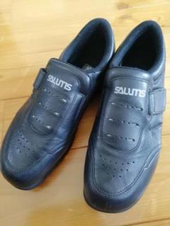 新品【アシックス】SALUTIS サルティス　WSA350　ウォーキングシューズ 極美品 asics SALUTIS レザー ウォーキングシューズ 24㎝EEE
