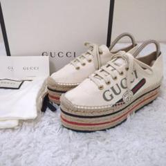 ✨未使用級✨GUCCI　エスパドリーユ　スニーカー　厚底　シェリーライン　GG ✨未使用級✨GUCCI エスパドリーユ スニーカー 厚底 シェリー