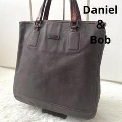 Daniel&Bob ダニエル＆ボブ トートバッグ キャンバス レザー A4 茶