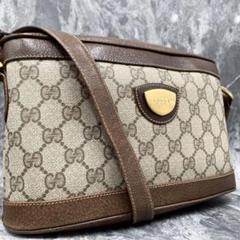 ✨極美品✨GUCCI GG ショルダーバッグ レザー ゴールド金具 ブラウン