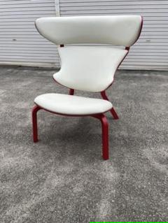 天童木工イージーチェア総革マコレSouve 希少北欧パーソナルチェア