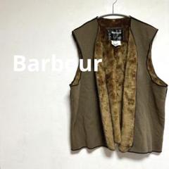 90年代英国バブアー フェイクファー ライナーフリース A297 c42/107 90s 英国製 Barbourバブアー A297 パイルライナー ボア ベスト