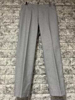 グレー ストライプ スラックス　UNIQLO