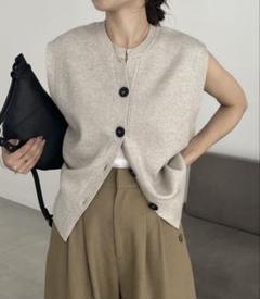 CAPRICIEUX LE'MAGE ラメ BOXベスト