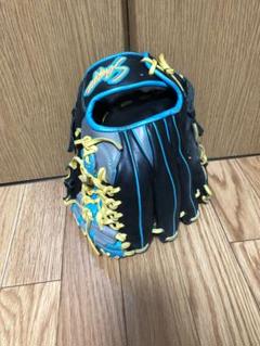 本日限定特価　久保田スラッガー軟式野球グローブ 黒青黄