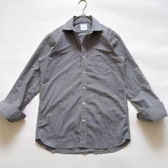 上品✨マッキントッシュ TROTTER ギンガムチェックシャツ 38 三陽商会