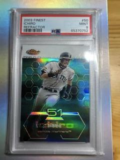 レア MLB TOPPS FINEST リフラクターPSA9 イチロー