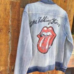 極美品 JACK ROSE×Rolling Stones デニムジャケット 4 JACKROSE デニムジャケット gジャン 「THE ROLLING STONES