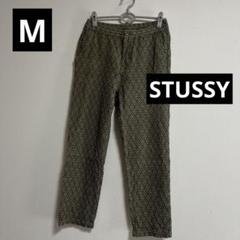 Stussy STUSSYステューシー 総柄 ビーチパンツカーキM