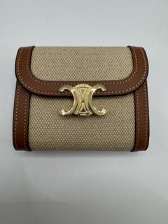 ✨極美品✨付属品完備✨CELINE 三つ折り財布　トリオンフ　スモールウォレット 2025年最新】セリーヌ 財布 トリオンフの人気アイテム - メルカリ