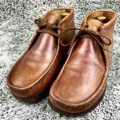 Clarks クラークス ワラビー レザー ブラウン8 26cmのサムネイル
