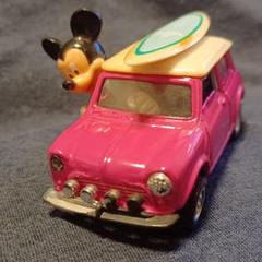 ウサビッチ・ALOHAミッキー ミニクーパー プルバックカー（ルース品） ミニクーパー ミッキーマウス サーフボード ミニカー ディズニー