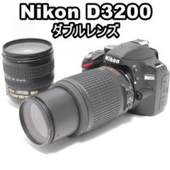 ❣近くも遠くもOK❣Nikon D3200❣ダブルレンズ❣スマホ転送OK