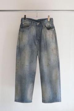 超美品25ssANCELLM AGING WIDE 5P DENIM PANTS 2025年最新】ancellm aging wide denim 5p pantsの人気アイテム