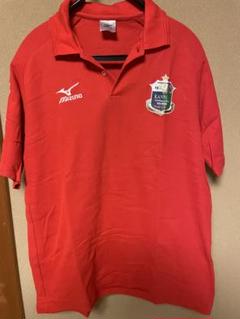 広島観音高校サッカー Mizuno ポロシャツ　L