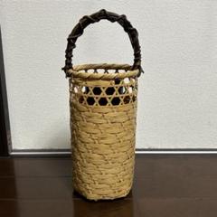 【籠花入4】有馬籠　花入れ　高さ34㎝ 新品】籠花入 有馬籠 プラ製入子 紙箱入 HNR001 | 錦玉堂