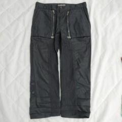 ダイエットブッチャースリムスキン レザーブラックカーゴ
