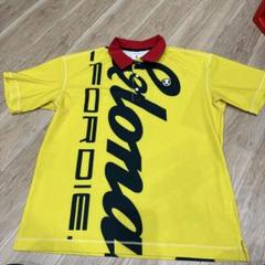 MARK & LONA ポロシャツ イエロー/レッド MARK&LONA(マークアンドロナ) ポロシャツ｜中古ゴルフウェア通販