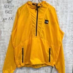 贅沢品 ザノースフェイス☆ワッペン ナイロンジャケット 黄色 XXL 古着 ジャケット・アウター