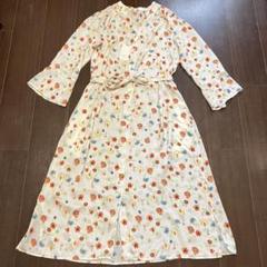 【新品タグ付き】SHARE PARK フラワープリント シャツワンピース