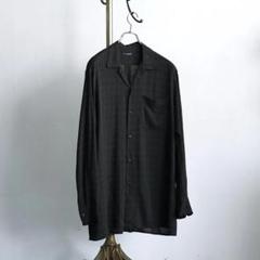 【美品】MAATEE&SONS マーティー 強撚レーヨンオープンカラーシャツ MAATEE&SONS マーティーアンドサンズ 強撚レーヨンオープン