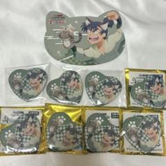 忍たま乱太郎 ナンジャタウン 食満留三郎 ハート缶バッジ ×8
