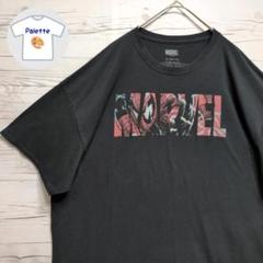 MARVEL　マーベル　スパイダーマン　アメコミ　映画　ムービーT　黒　2XL