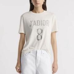 A15085 クリスチャンディオール　J'ADIOR インサイドアウトT 白S 想像を超えての DIOR CHRISTIAN - T White Blonde Latest the