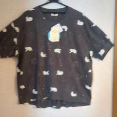 3L〜4L　ひんやりコットン100%　接触冷感　猫ちゃん柄Ｔシャツ