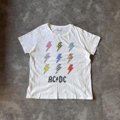 AC /DC バンドTシャツ ROCK 古着 ホワイト